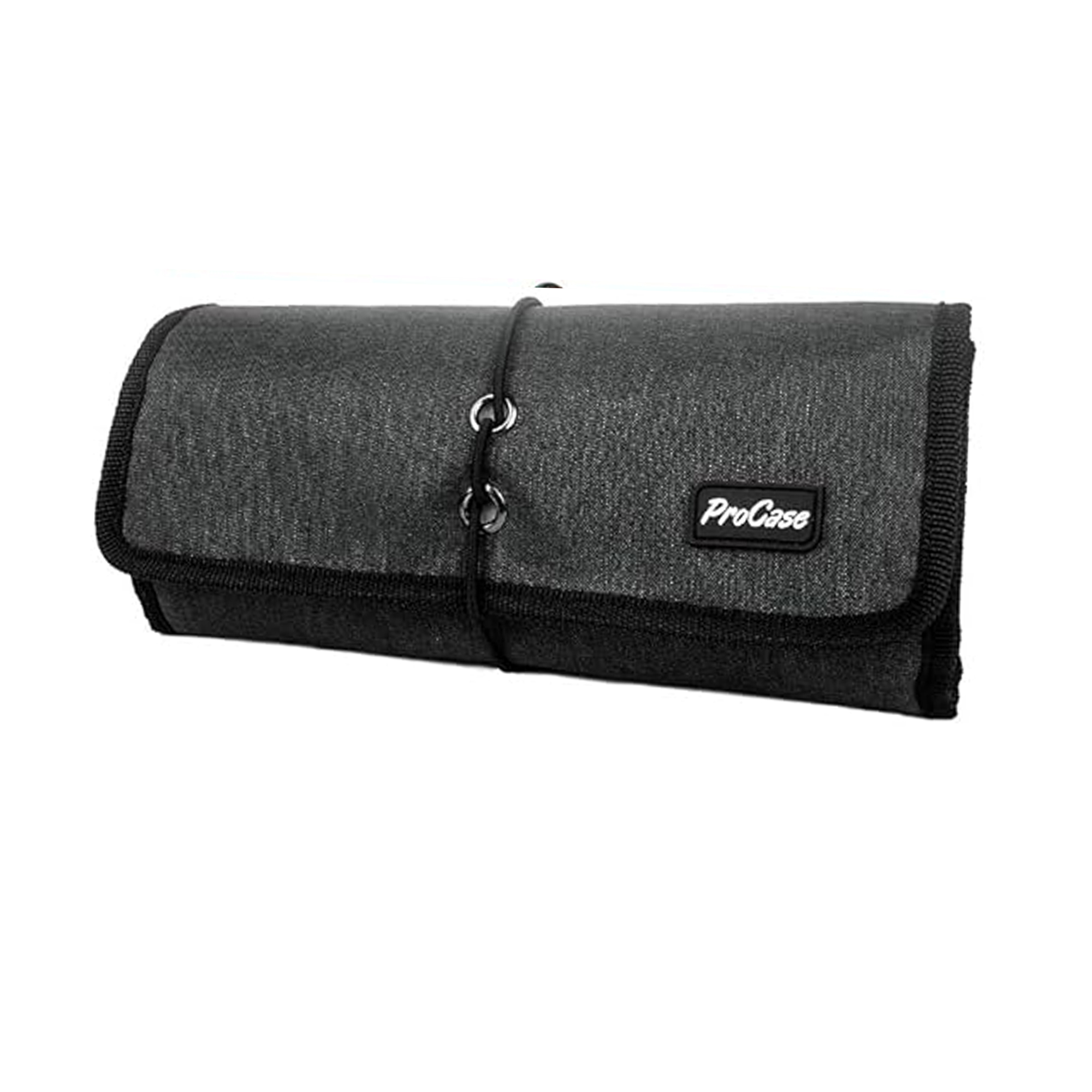 Folded Canvas Cable Organizer Bag 7