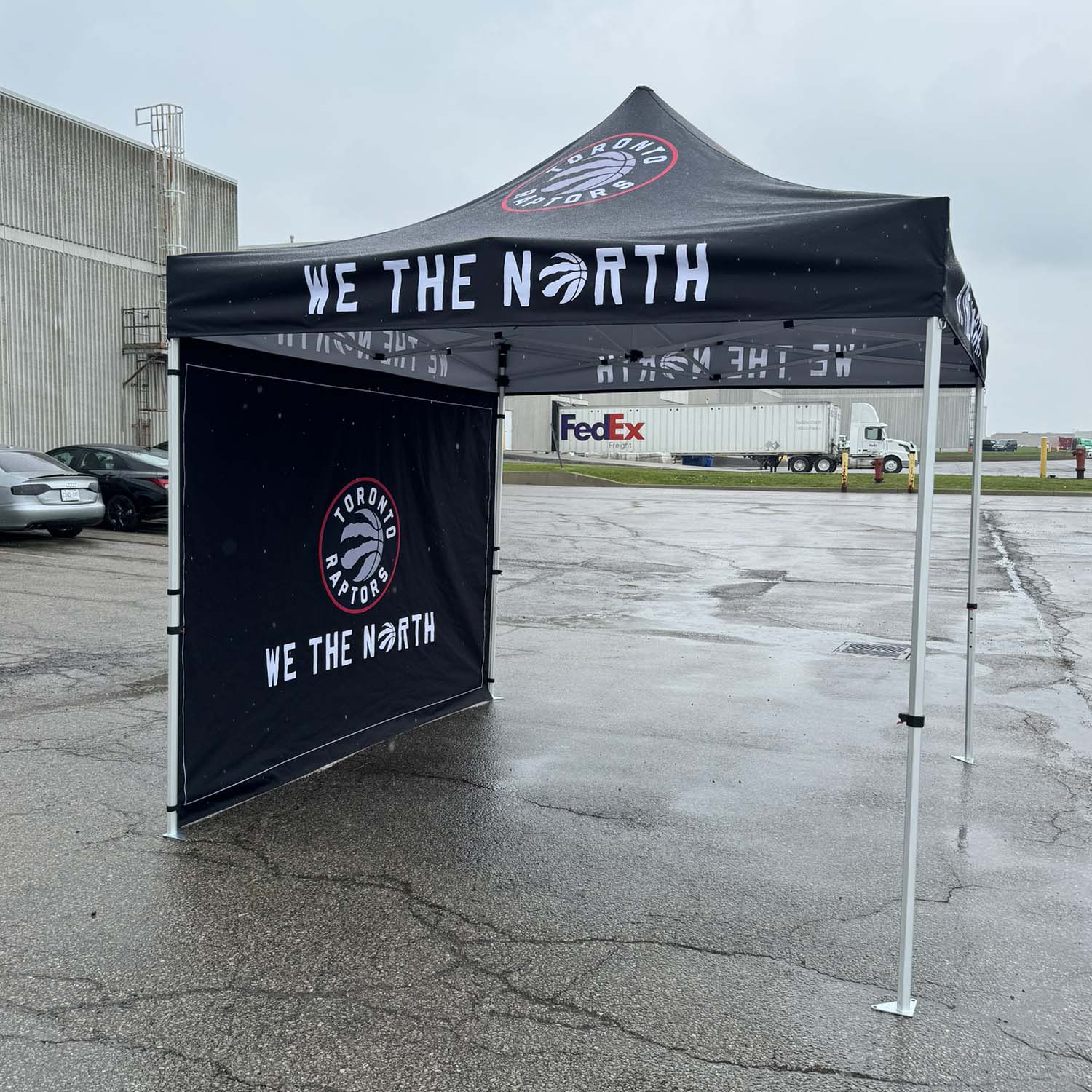 24 Hr Express Ship - Full Back Wall for 10x10 Tent Kit, Sublimated, Single Sided Print 19