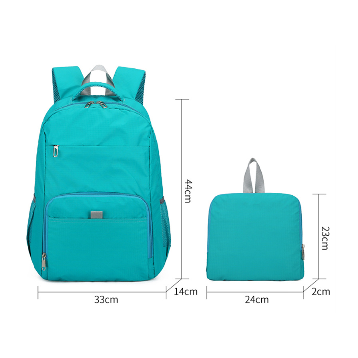 Lightweight Foldable Hiking Backpack Travel School Bag 10