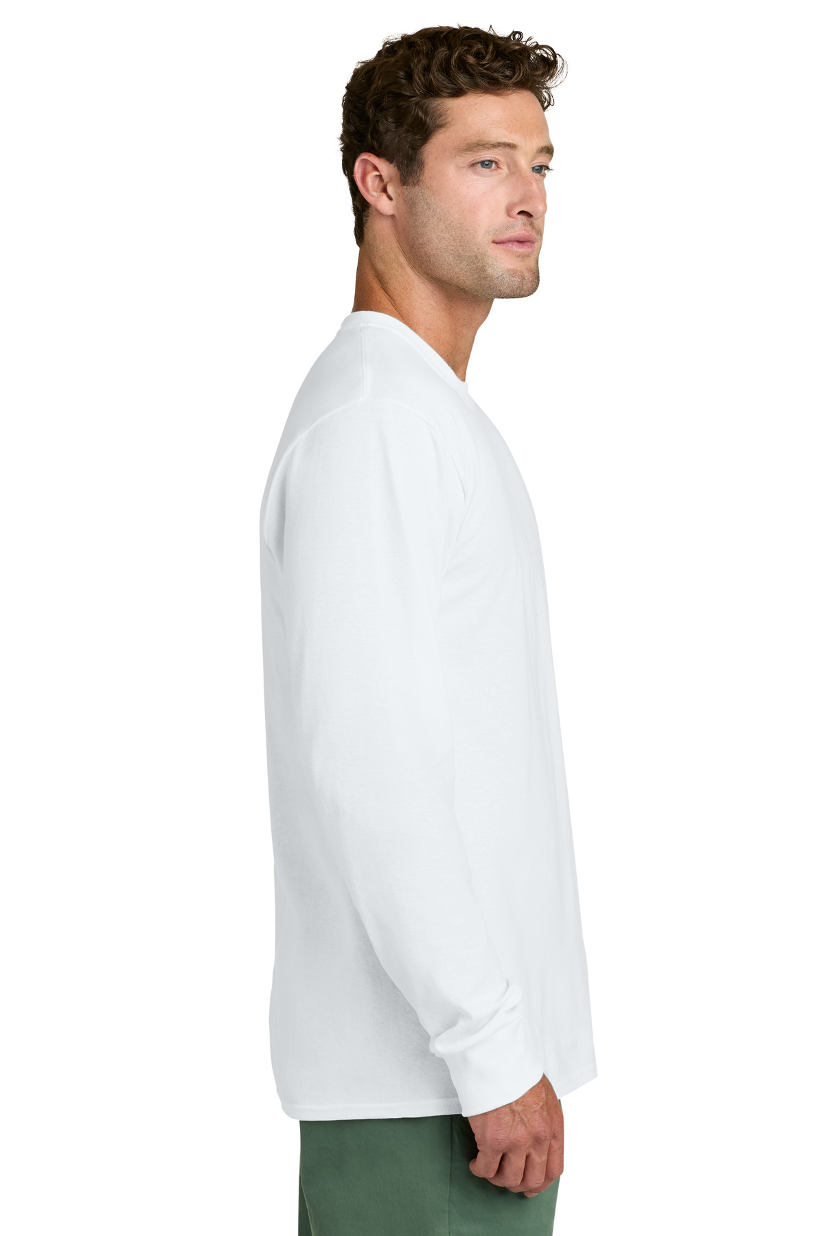 Port & Co Long Sleeve Core Cotton Tee. PC54LS 75