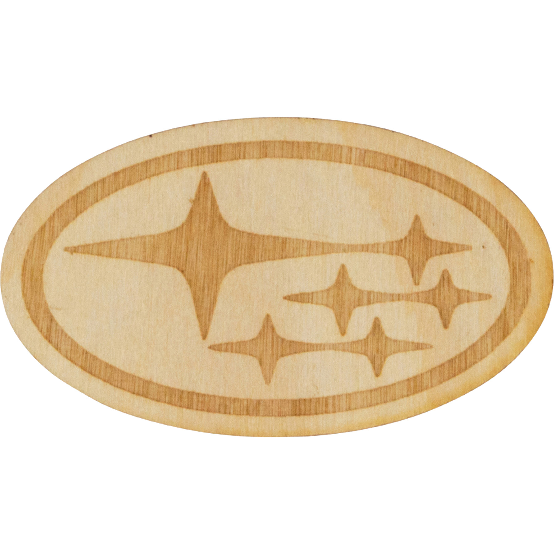 Wood Stickers: 1" W x 1" H 3