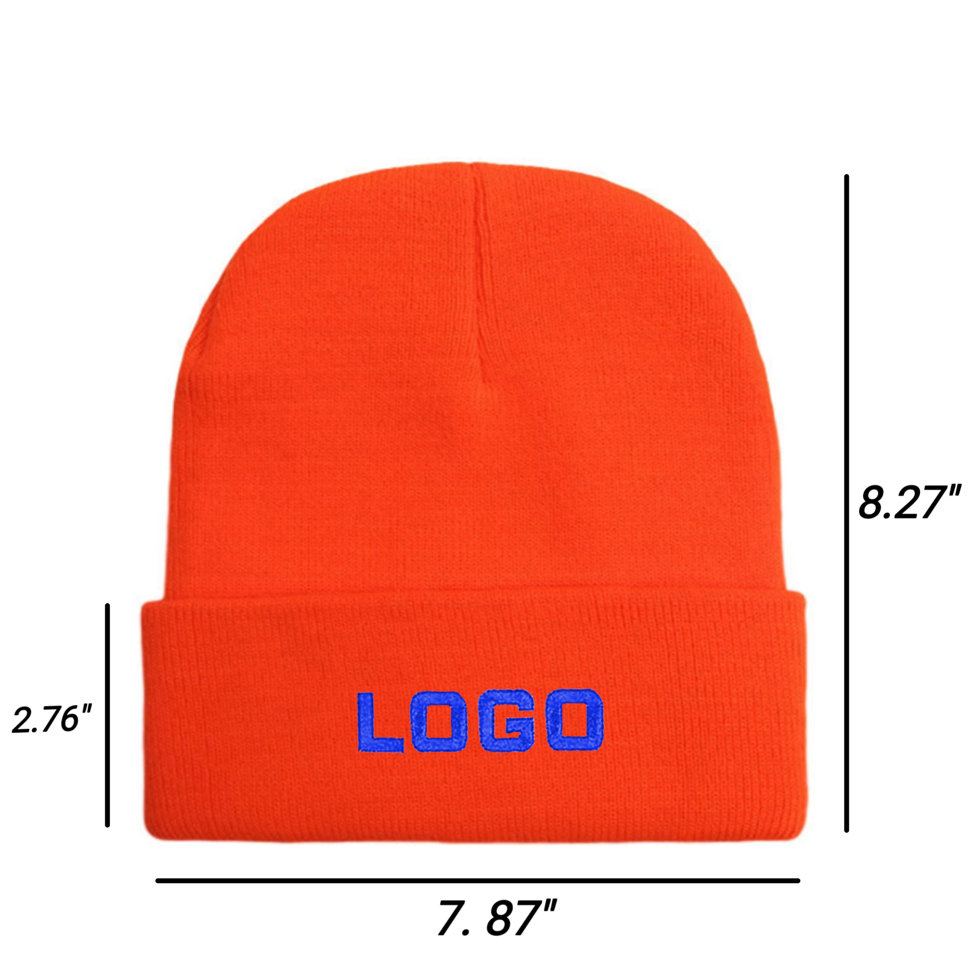 Winter Beanie Acrylic Knit Cuffed Hat 3