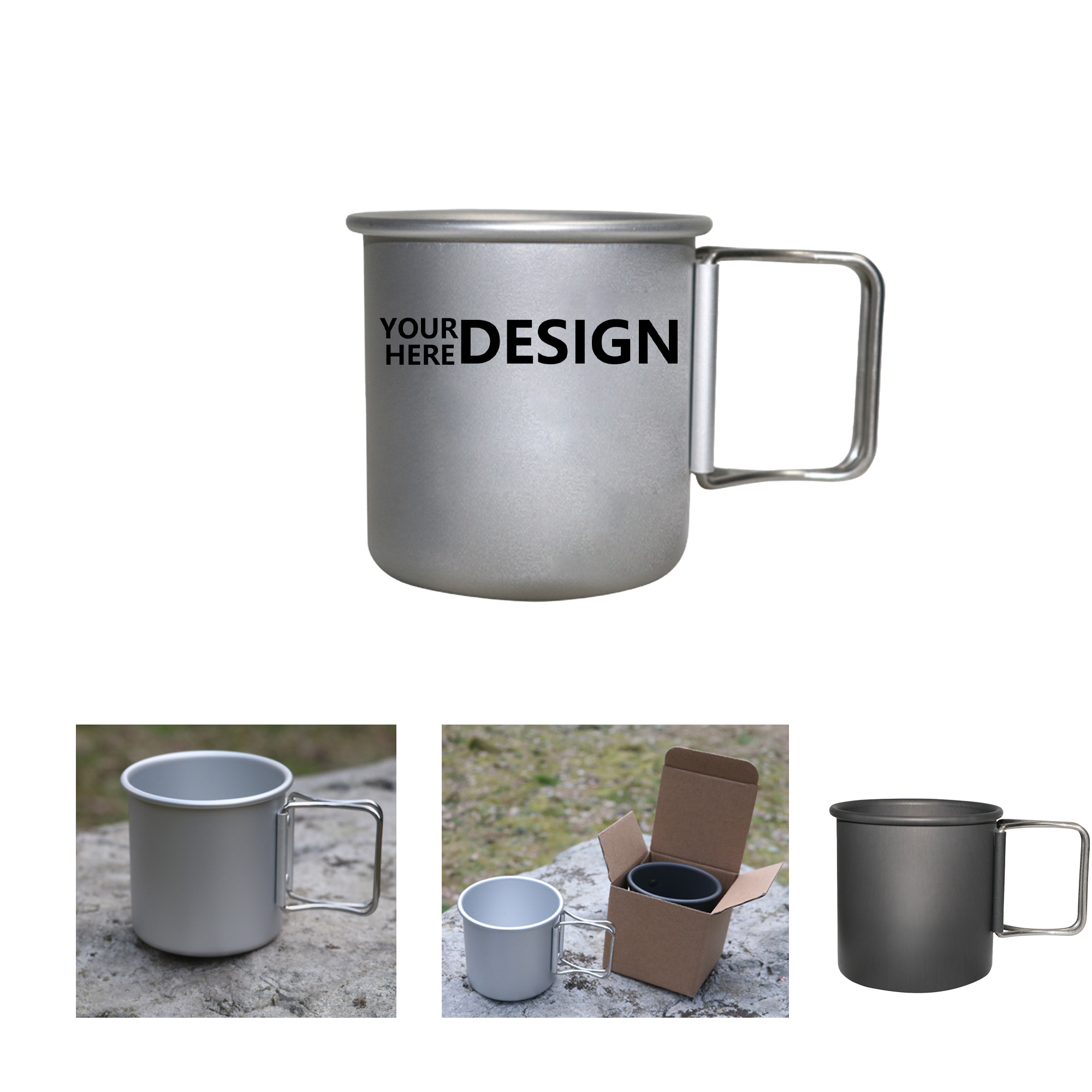 Outdoor Aluminum Alloy Camping Cup 2