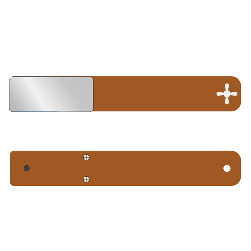 Leather Key Buckle with Metal Tag 6