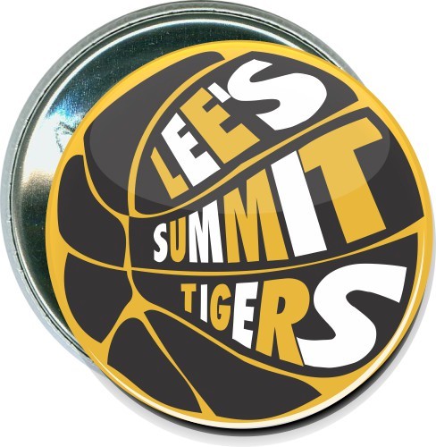 Lee's Summit Tigers, Basketball, School Button 1