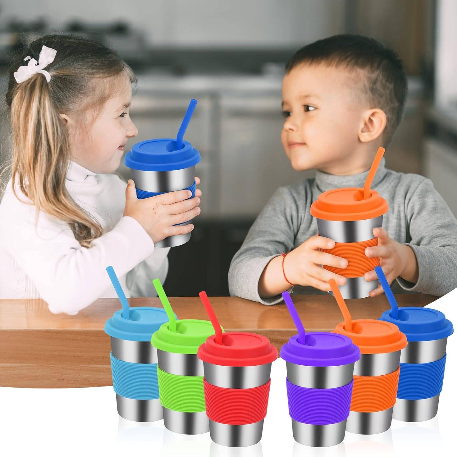 12Oz Coffee Mug W/ Silicone Grip & Lid 4
