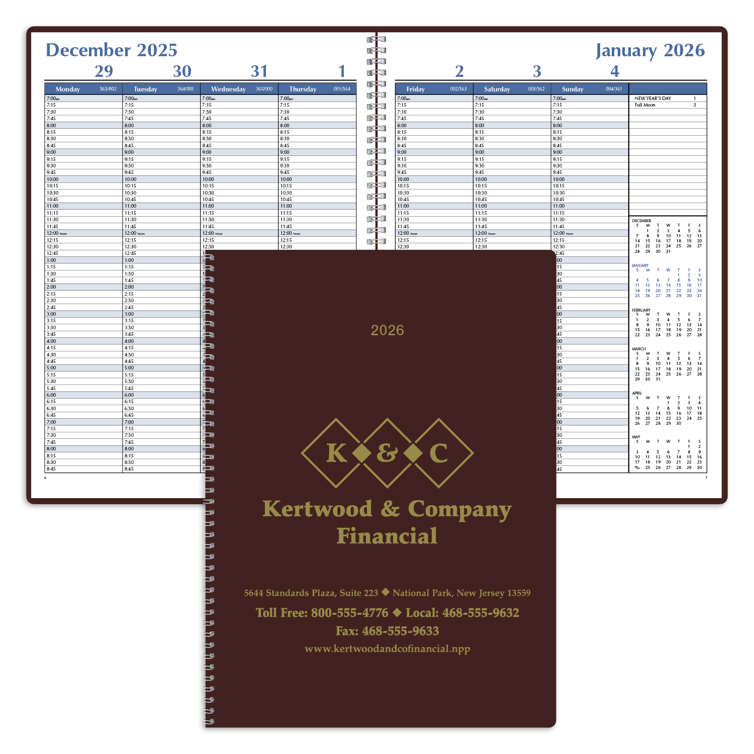 Triumph® Calendars Weekly Time Manager 78