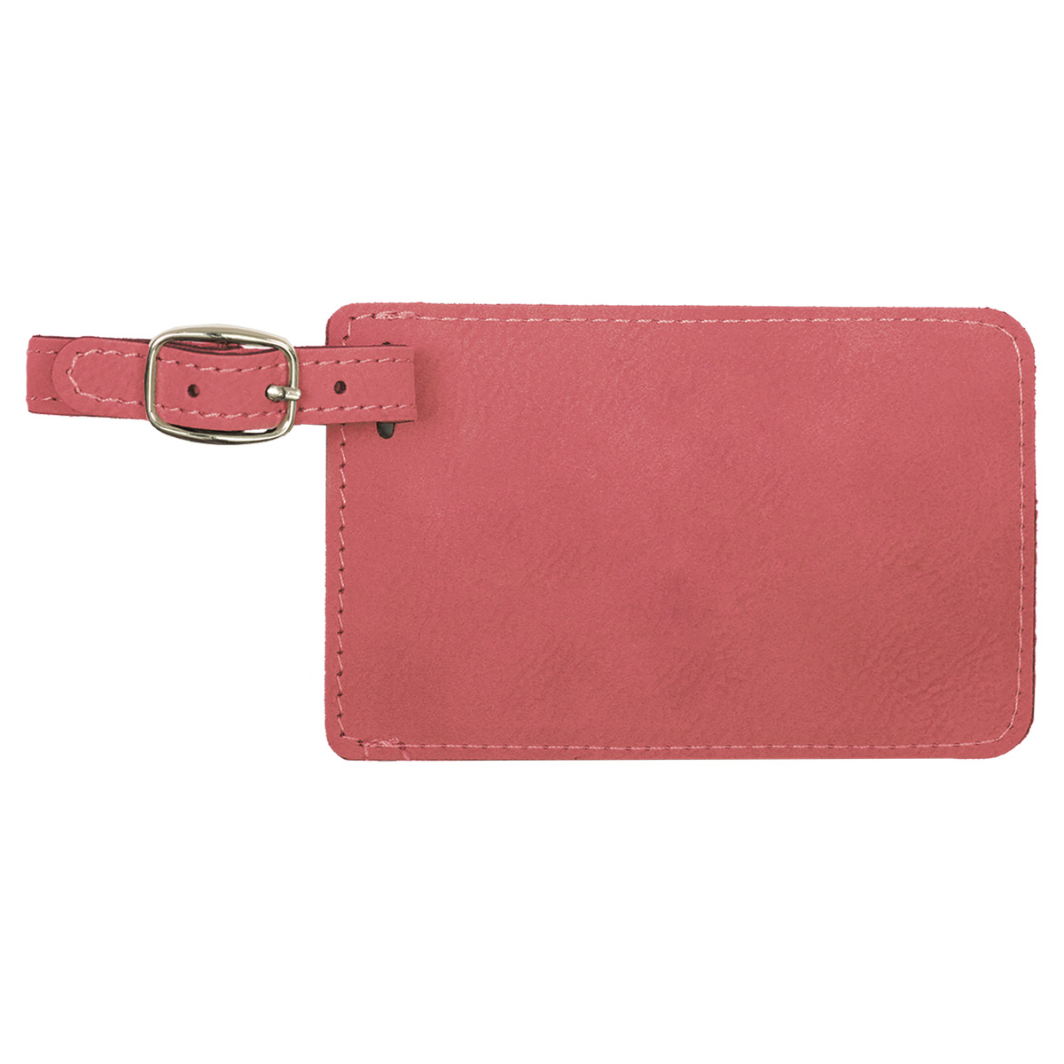 Pink Leatherette Luggage Tag 3