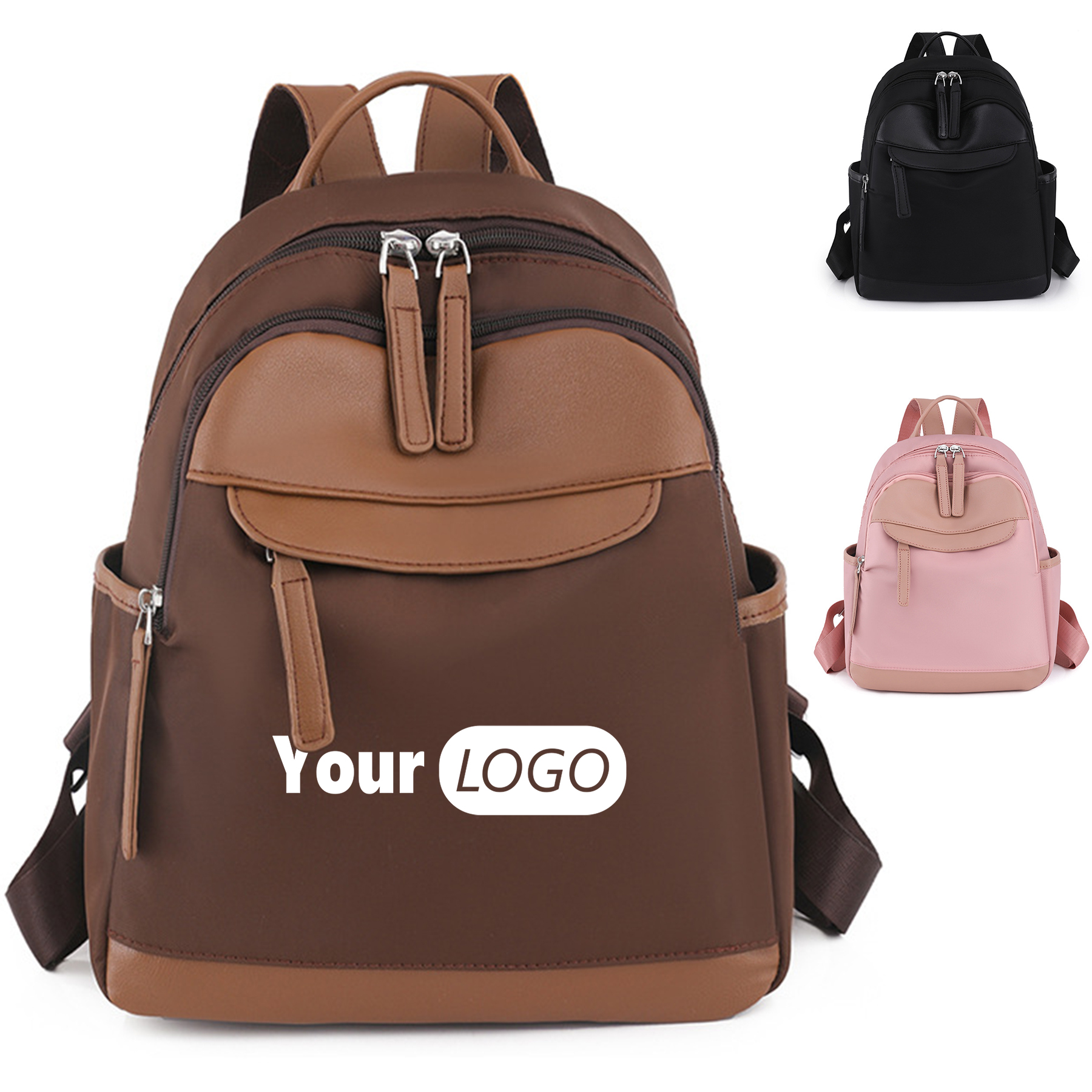 Ladies Nylon Travel Backpack Purse 4
