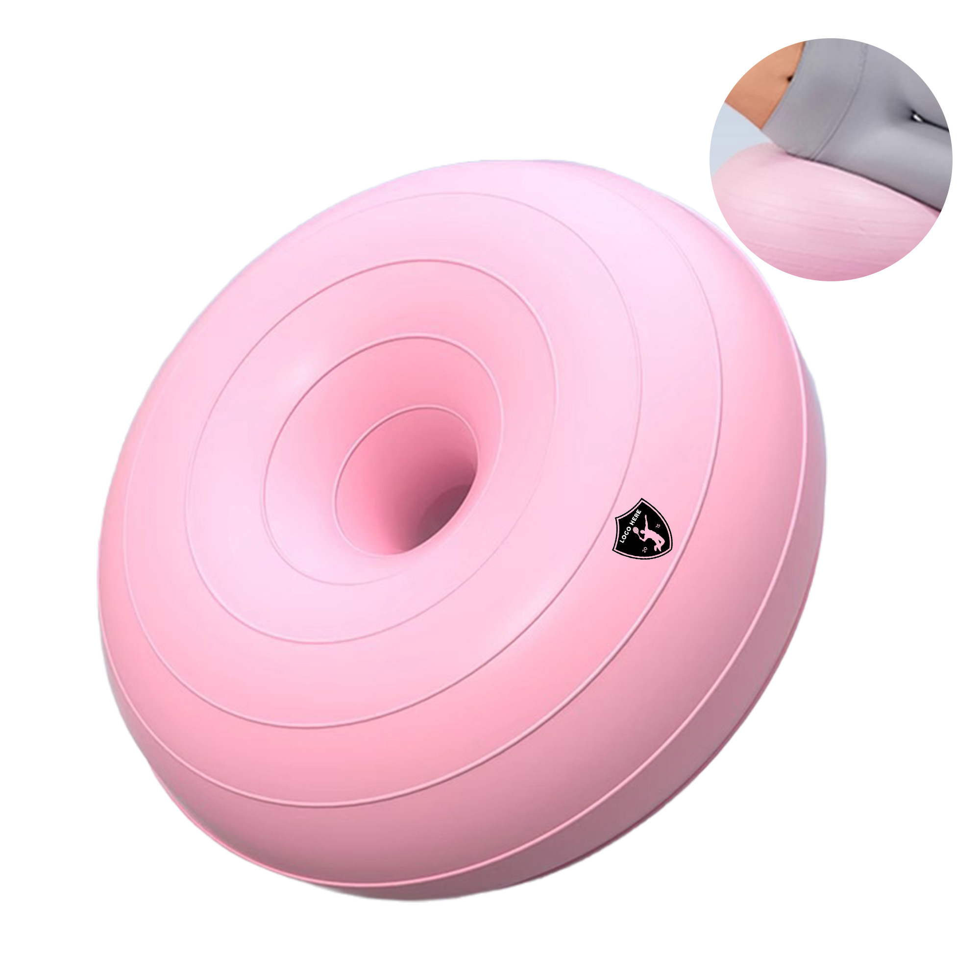 MOQ50 Anti-Burst Massage Yoga Ball With Textured Finish 3