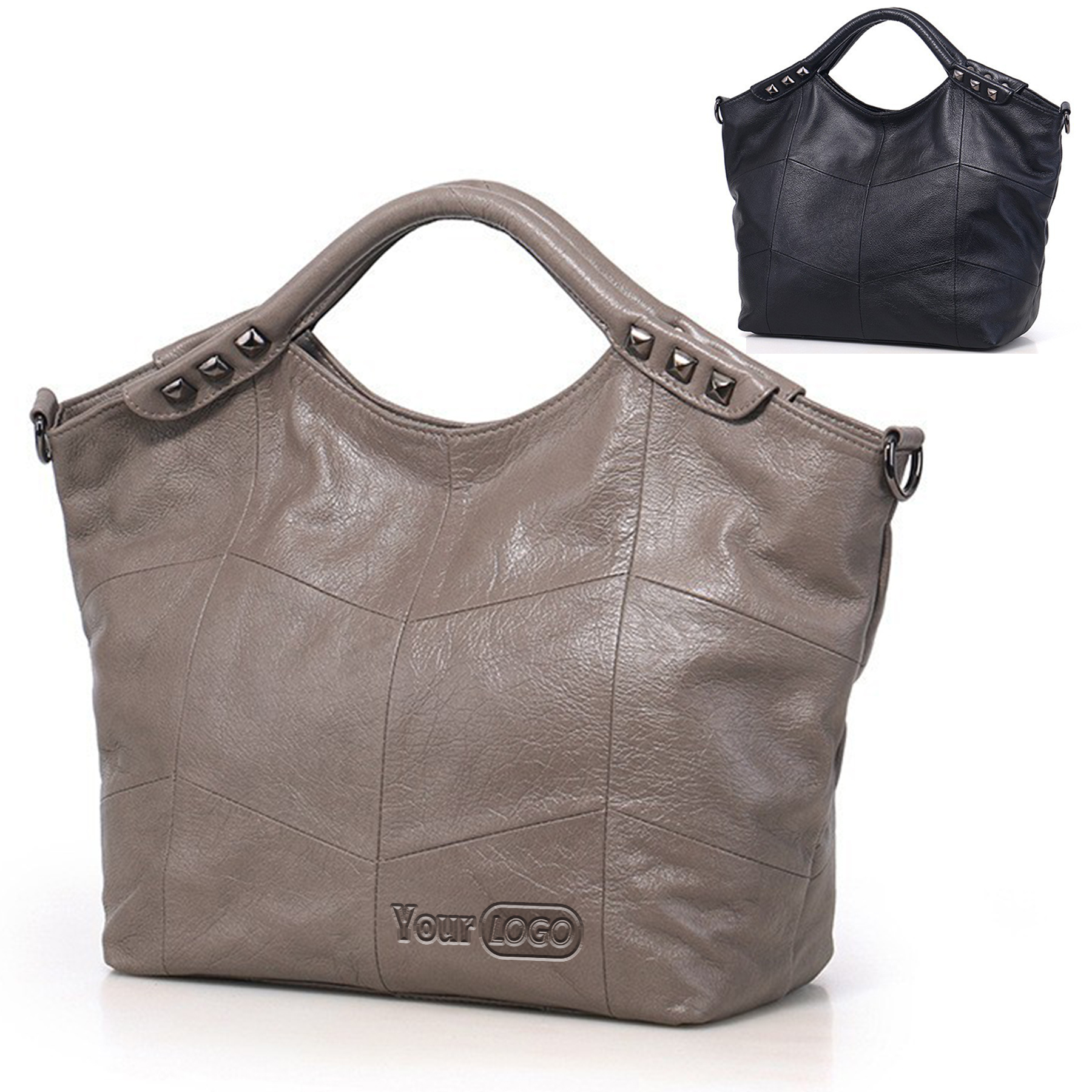 Genuine Leather Top Handle Purse Satchel Bag for Women 3