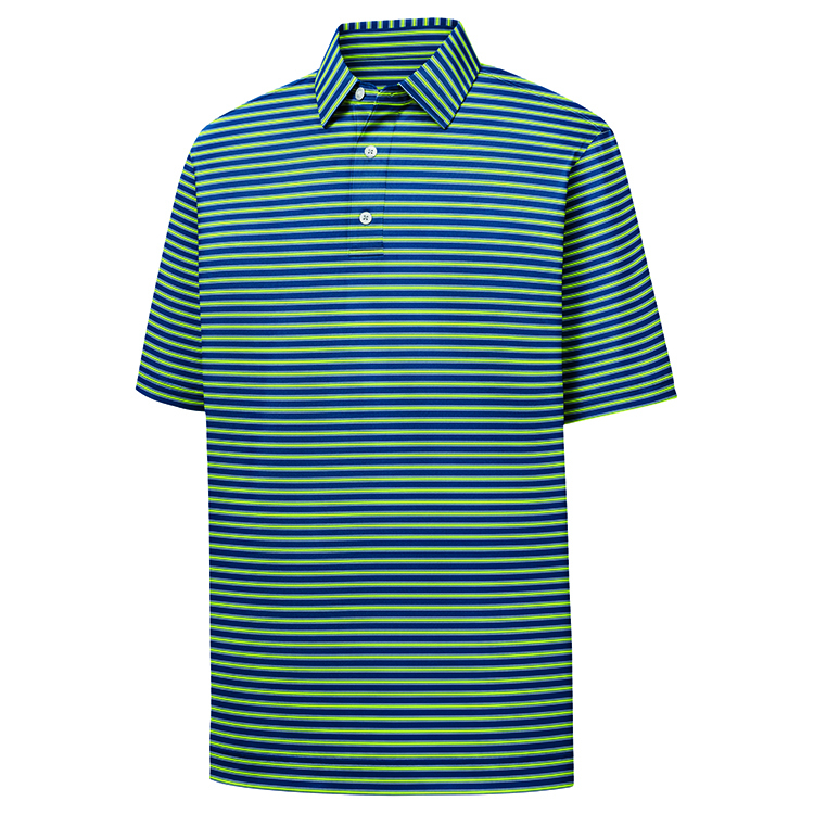 FootJoy ProDry Performance Stretch Lisle Pinstripe Polo 8