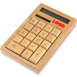 Eco-Friendly Bamboo Solar Calculator 3