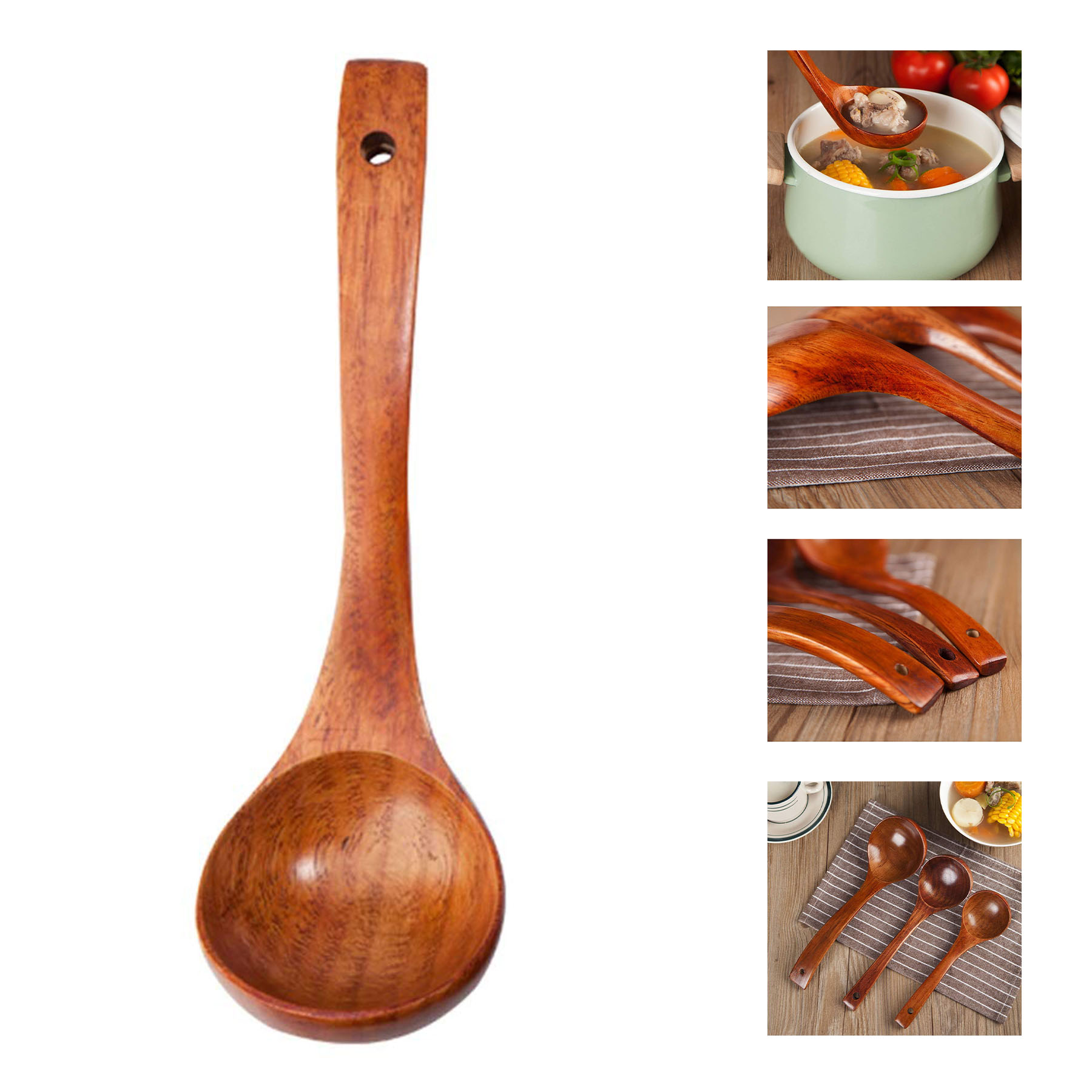 Classic Wooden Soup-ladle