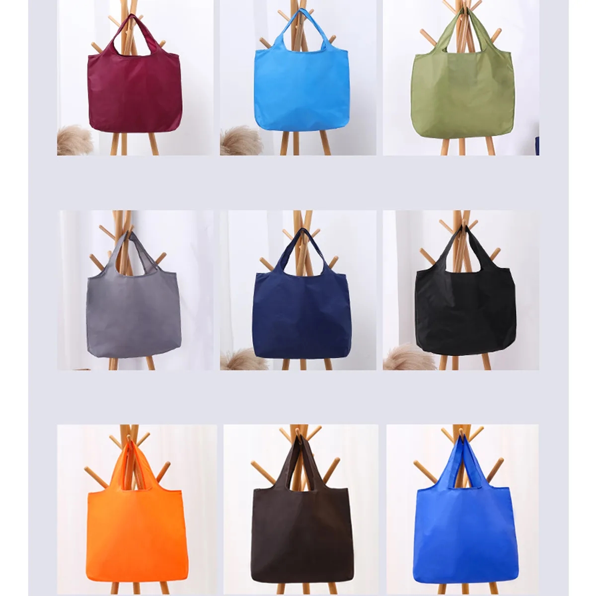 Large Reusable Foldable Grocery Bags Shopping Tote 4