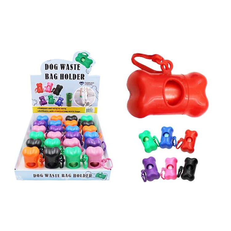 Dog Waste Bags & Holders - Assorted Colors 2