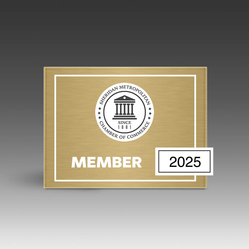 Modern Style Membership Plaque 1