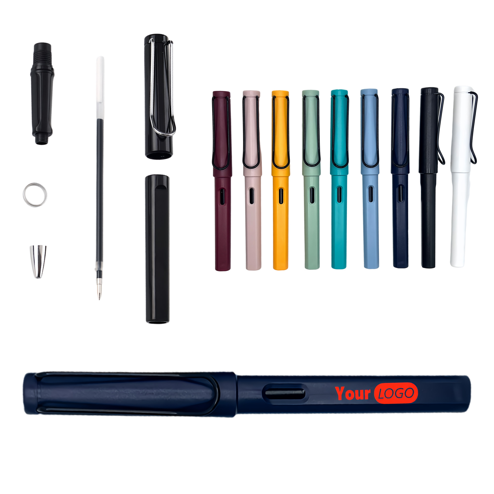 PP Portable Matte 0.5mm Tip Gel Pen 1
