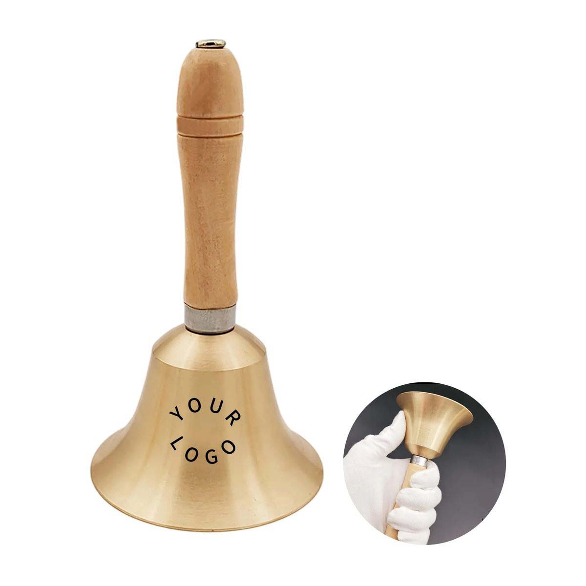 Elegant Brass Hand Call Bell for Indoor and Outdoor 1