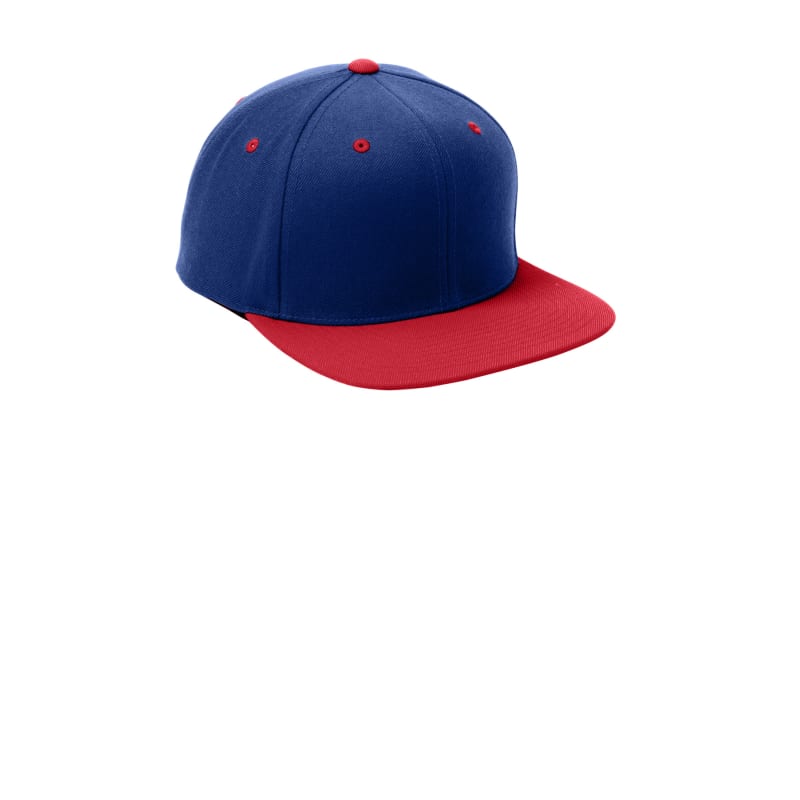 Sport-Tek YP Classics Flat Bill Snapback Cap. 2