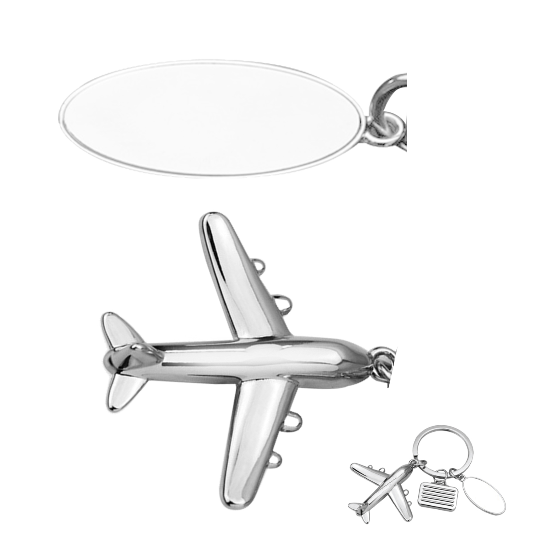 Airplane Tag Keychain 4