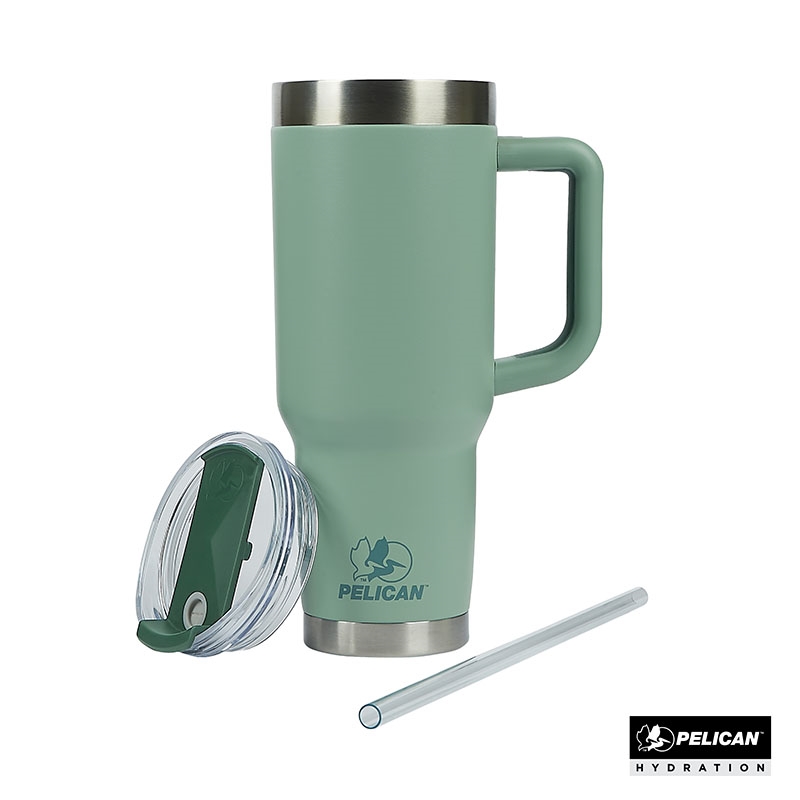 Pelican Porter™ 40 oz. Recycled Double Wall Stainless Steel Travel Tumbler 319