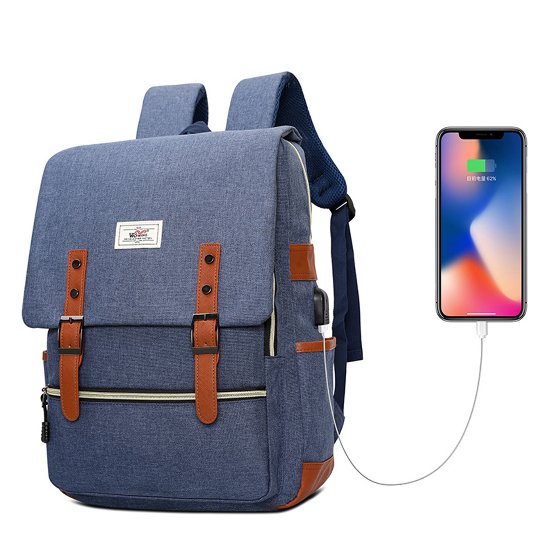 Vintage Laptop Backpack 2