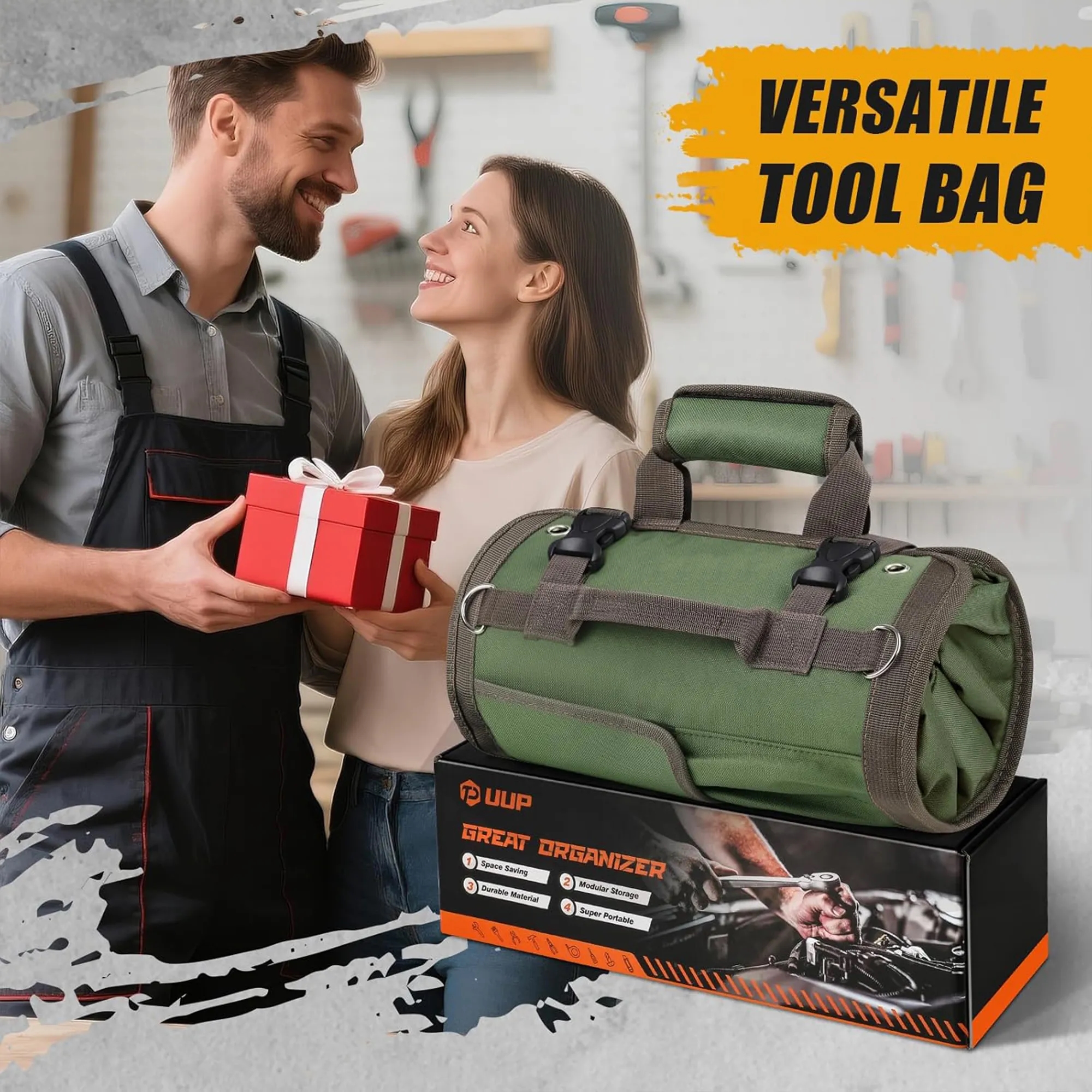 6-Pocket Roll-Up Tool Kit Free Shipping 7
