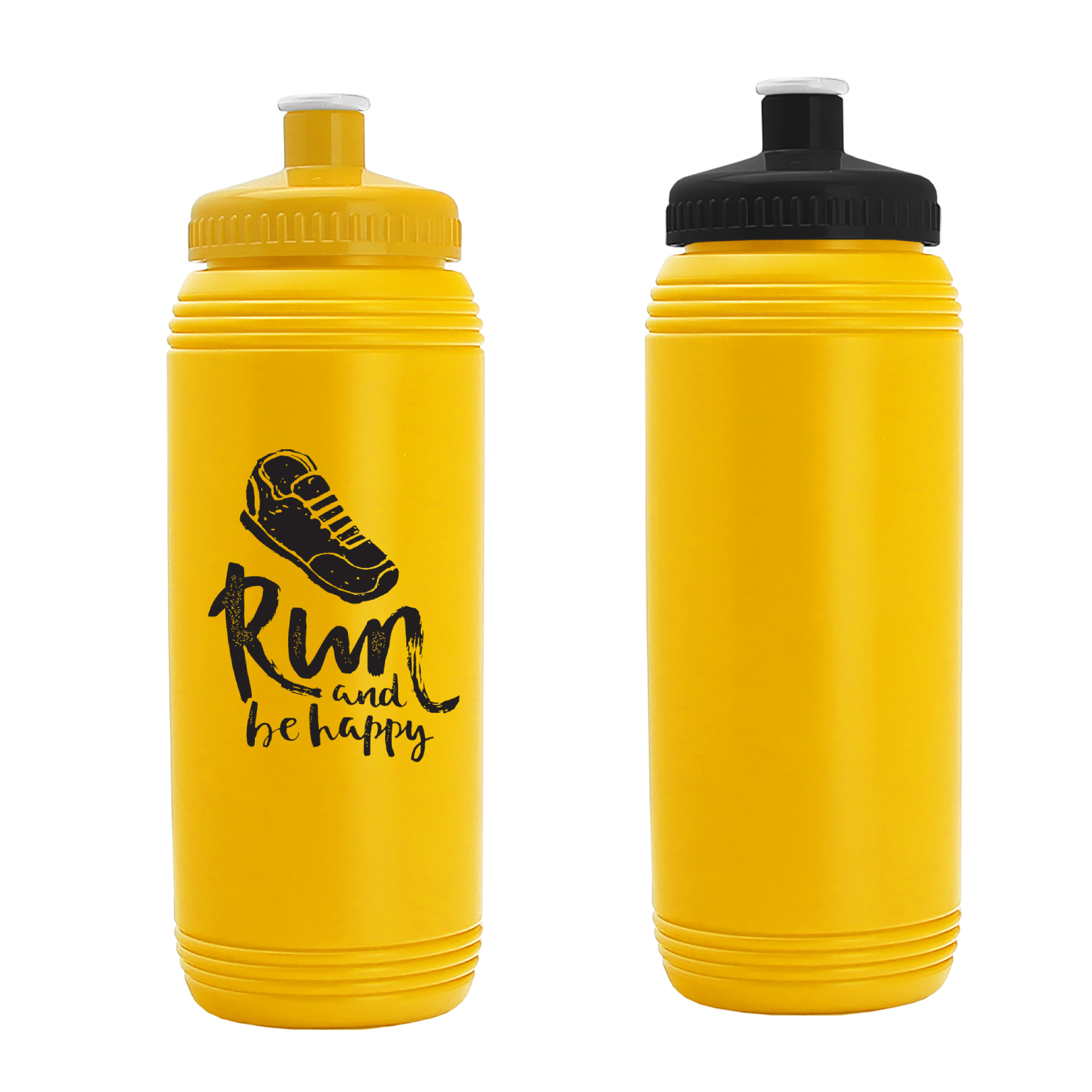 Push Pull Lid Pint Water Bottle, 16oz. 2