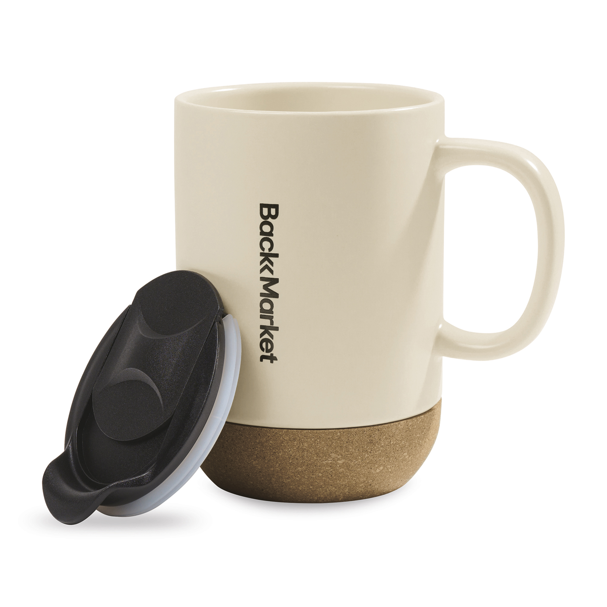 Valo Ceramic Lidded Mug - 14 Oz. 2