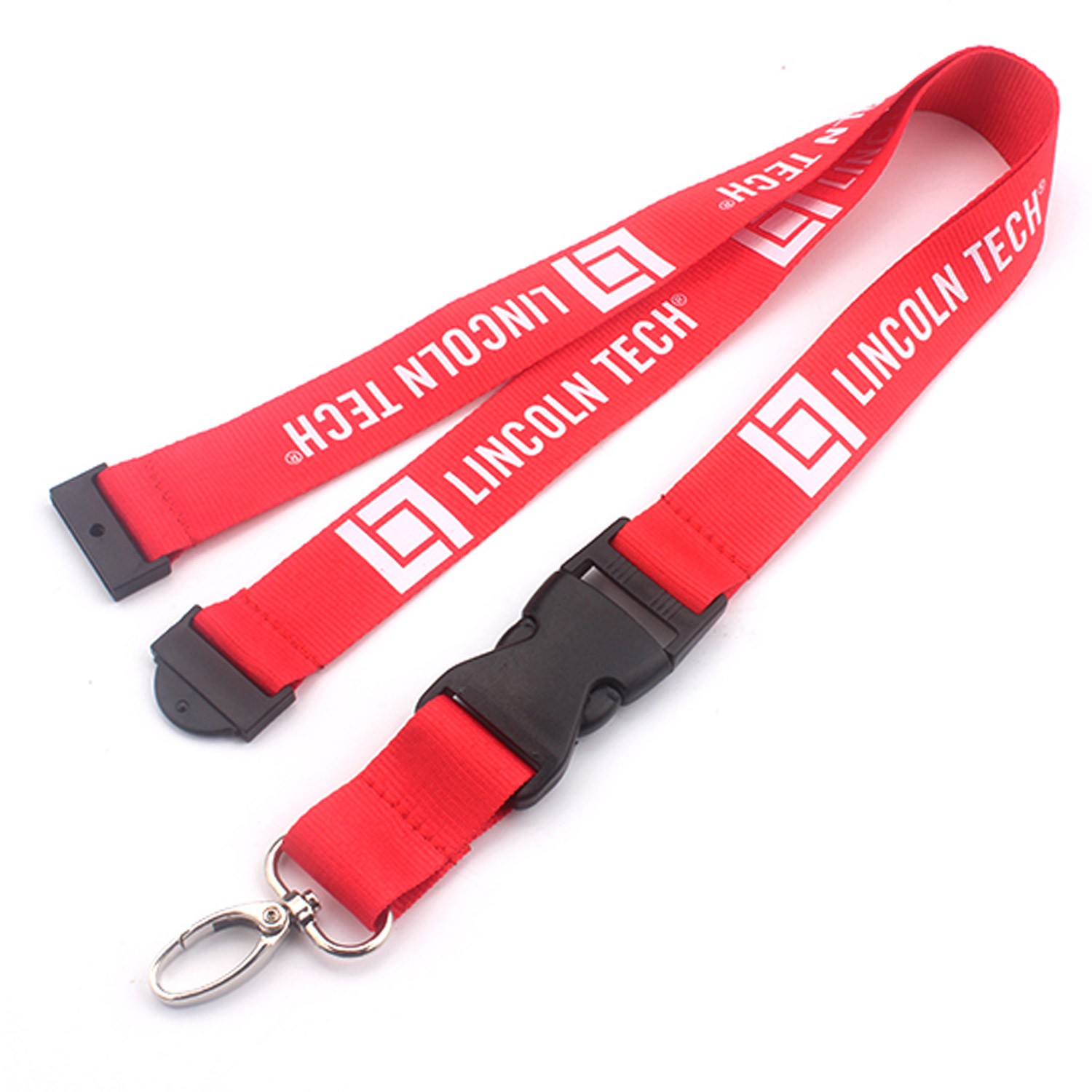 Polyester Lanyards w/ Buckle Release and Safety 12