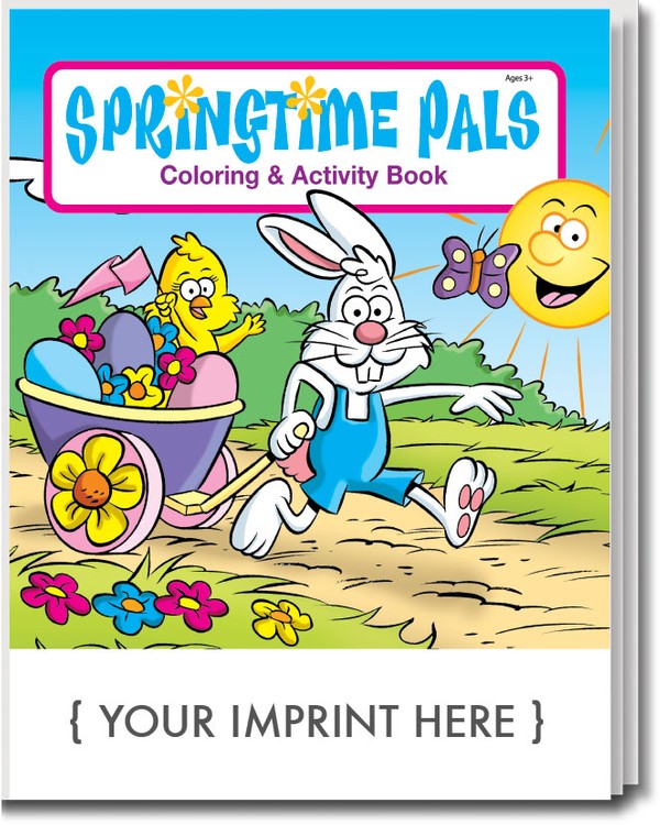 COLORING BOOK - Springtime Pals Coloring & Activity Book 4