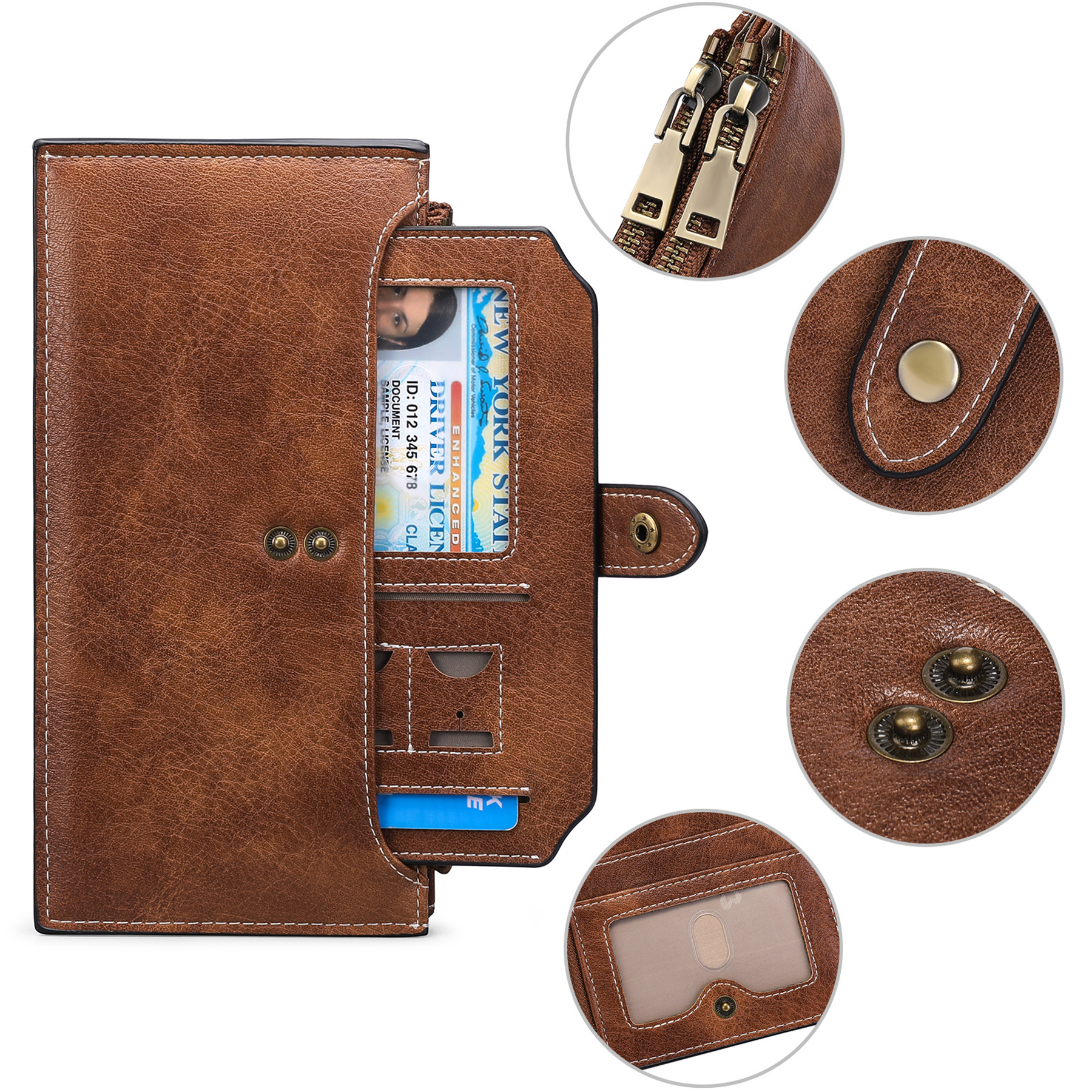 Leather Multi Card Case Wallet 2