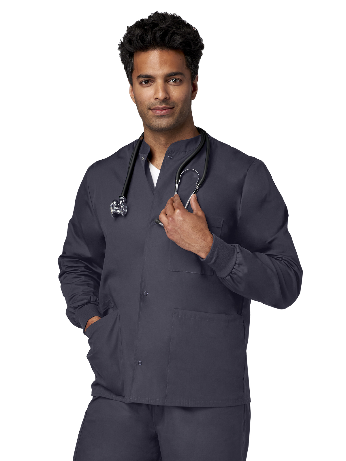 Fundamentals - Unisex 4-Pocket Snap Front Jacket 14