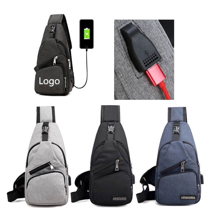 Backpack with Built-in USB Port 2