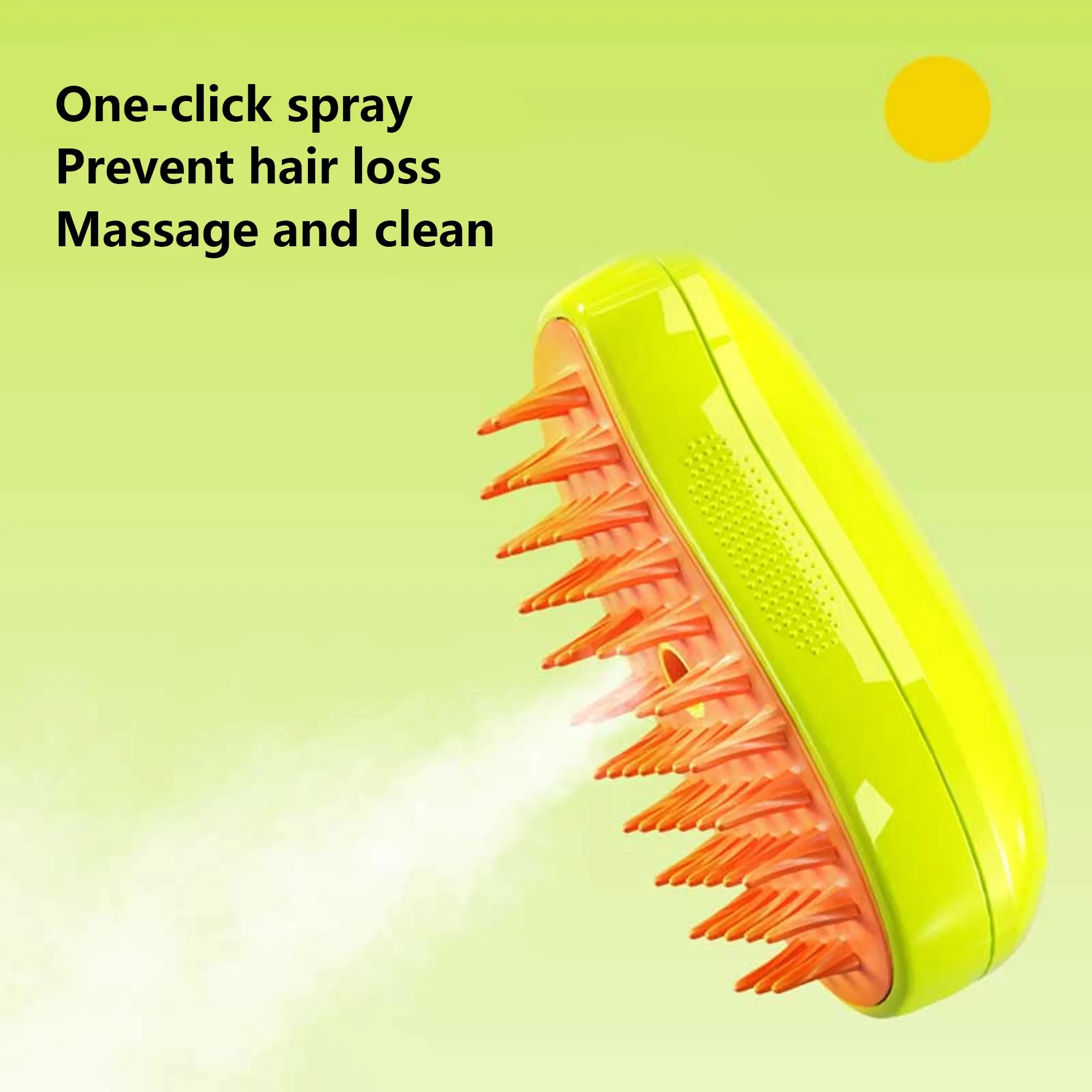 Electric Spray Pet Hair Removal Brush 4