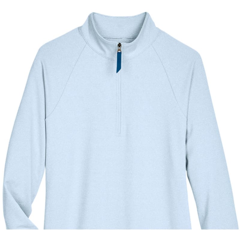 Devon & Jones CrownLux Performance™ Ladies' Clubhouse Micro-Stripe Quarter-Zip 6