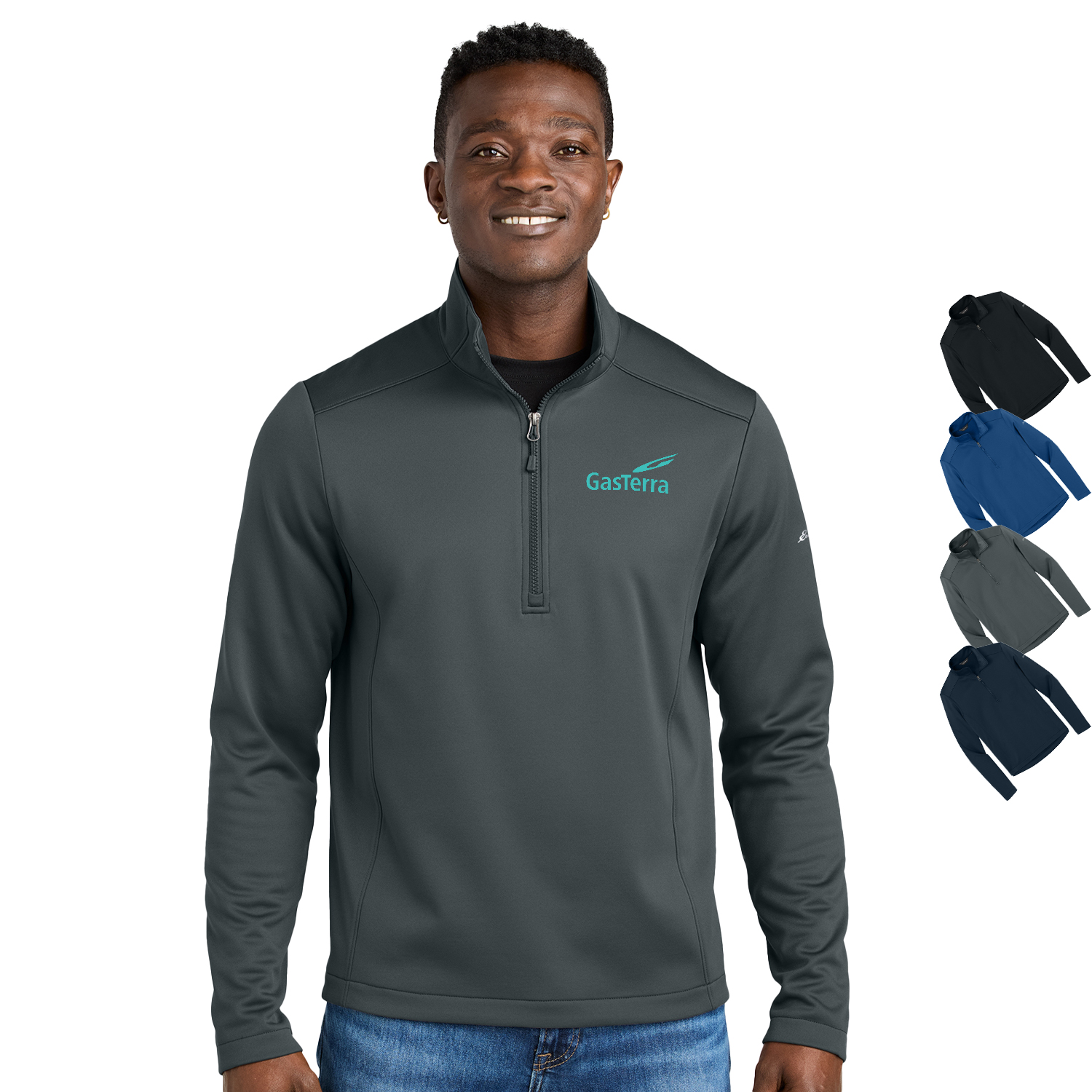 Eddie Bauer® Smooth Mid Layer Fleece 1/2-Zip 5