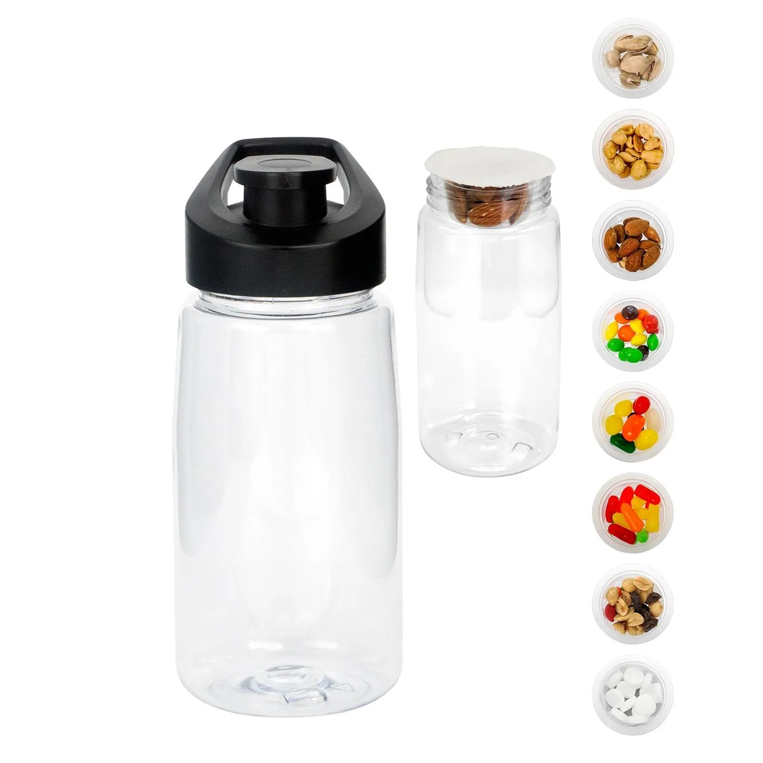 Easy Pour 18 oz. Recycled Snack Bottle 8