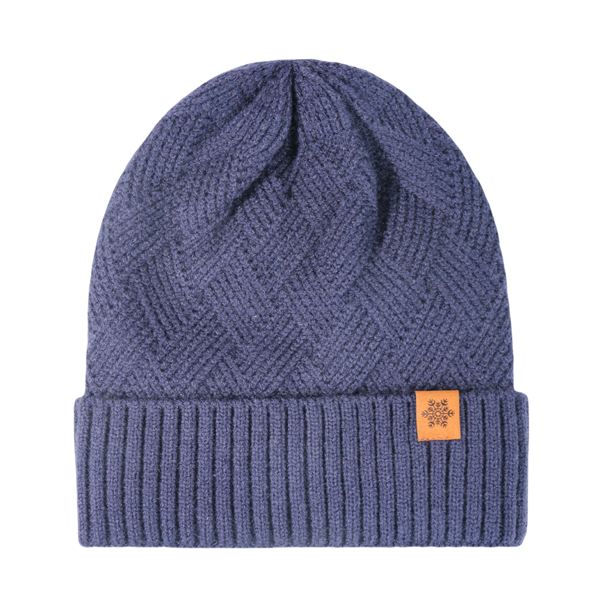 Fleece-Lined Thick Knit Hat 9