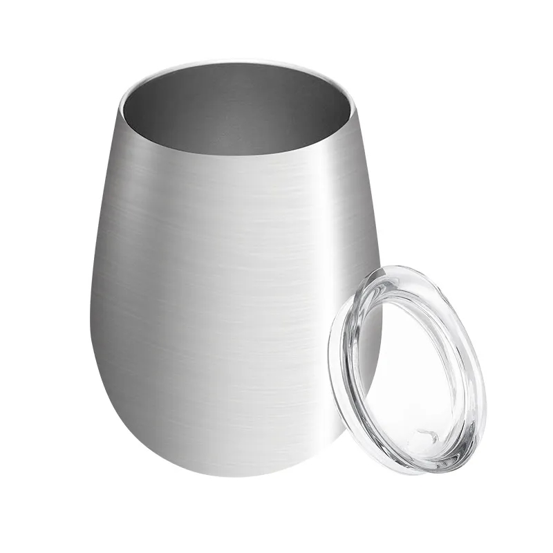 Double Wall Stainless Wine Tumbler - 12 Oz. 2