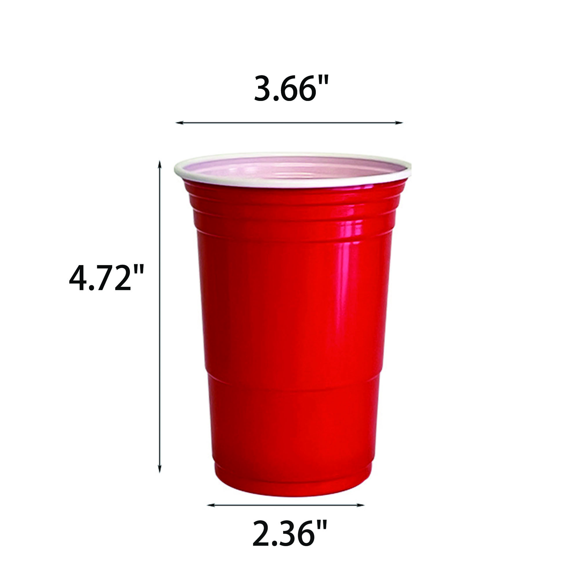 Stylish 15 OZ Disposable Colorful Party Plastic Cup 2