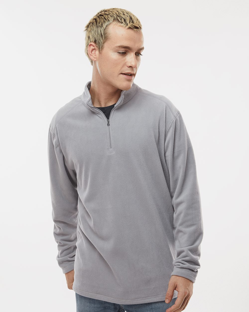 Unisex Eco Revive™ Micro-Lite Fleece Quarter-Zip Pullover - 6863 5
