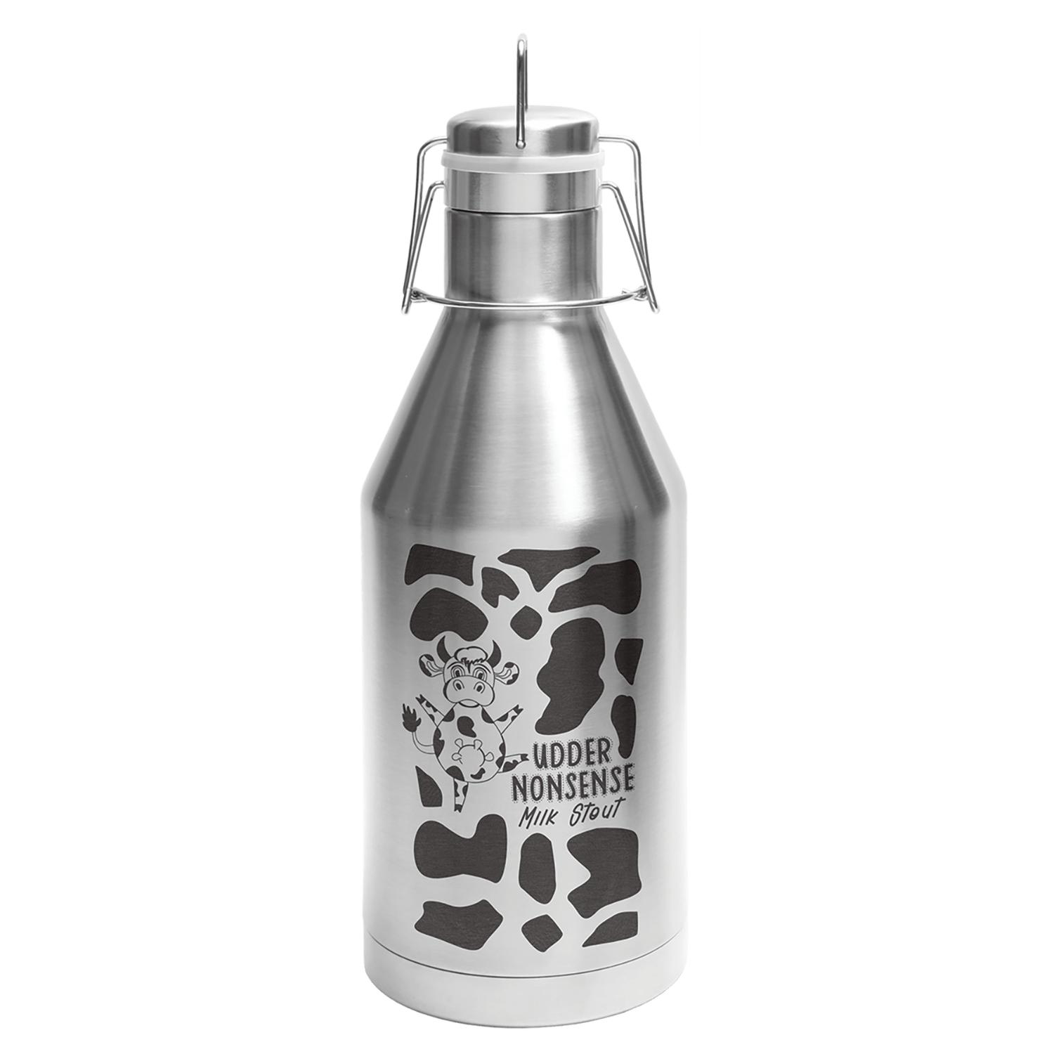 64 oz Polar Camel® Stainless Steel Insulated Growler, custom water bottle with logo imprint 2