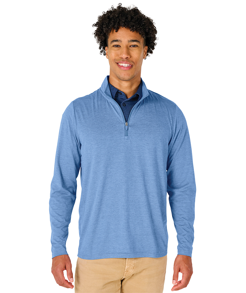 Men's Vista Tri-Blend Quarter Zip 55