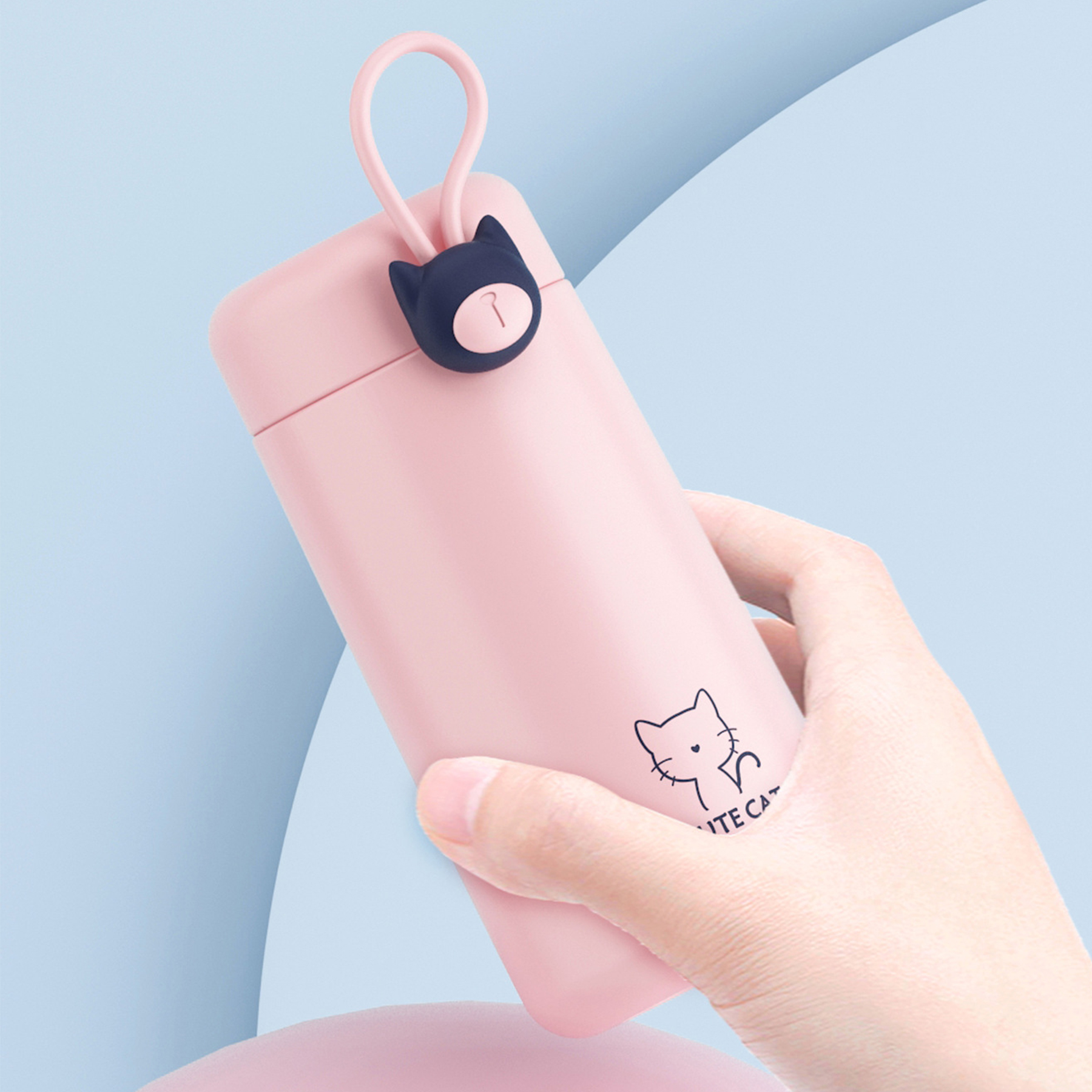 9oz stainless steel cartoon cute portable insulation cup 6