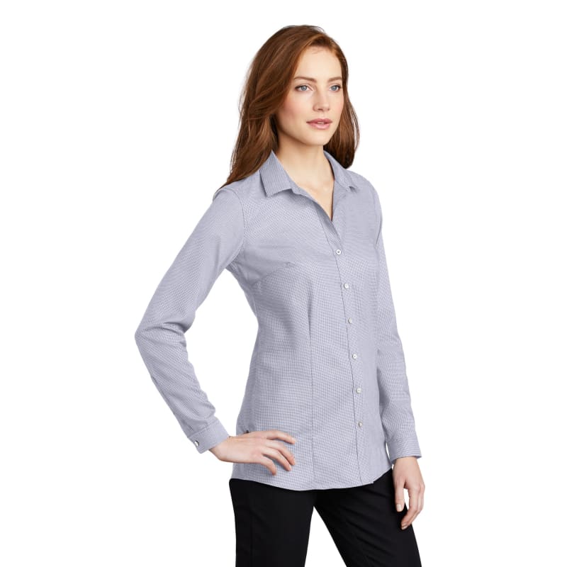 Port Authority Ladies Pincheck Easy Care Shirt 1