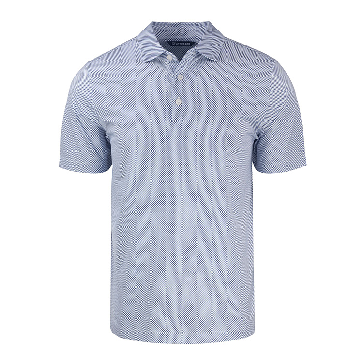 Cutter & Buck Pike Eco Symmetry Print Stretch Recycled Polo 5