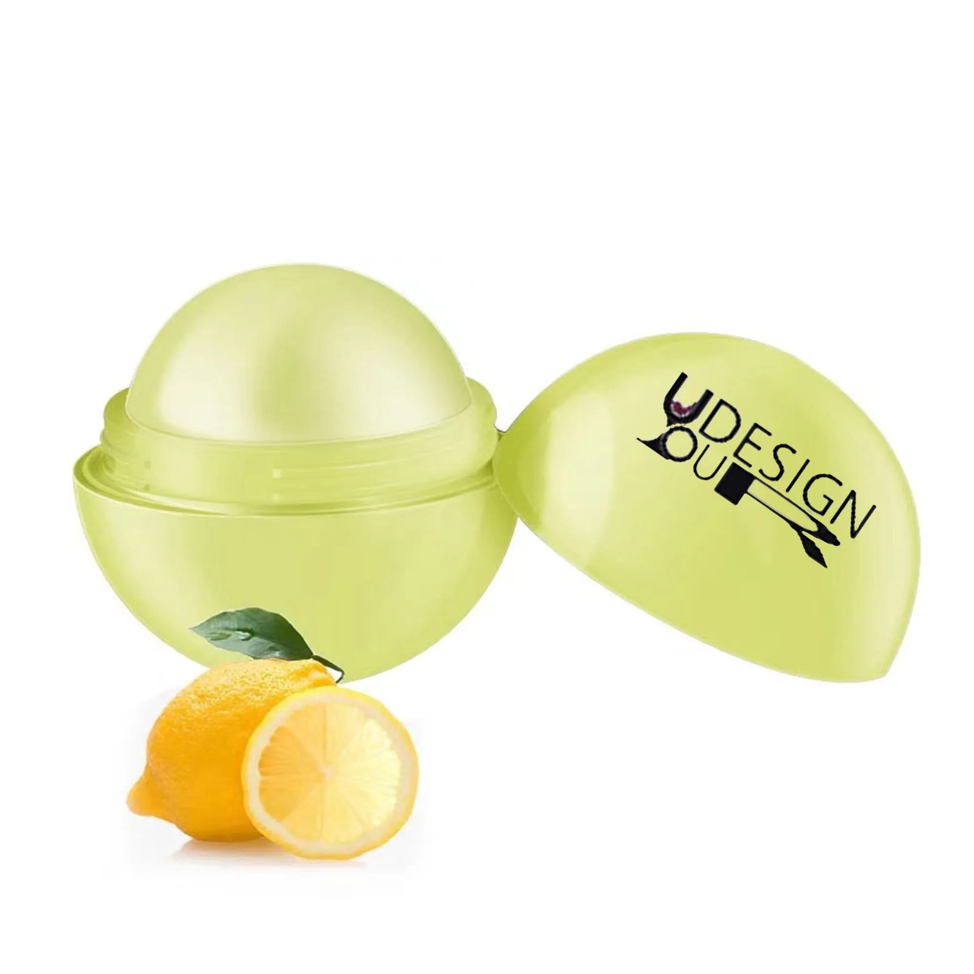 Round lip balm in various fruit flavors 3