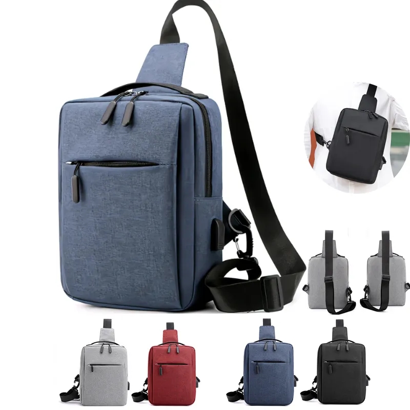 Waterproof Crossbody Bag With USB Charging Port 4